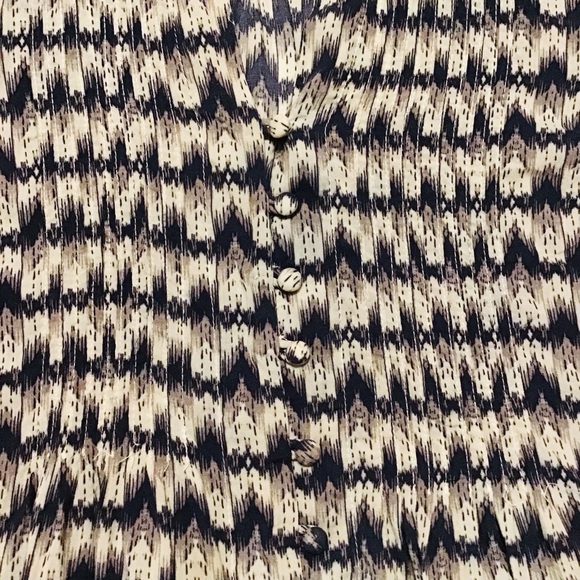 Maeve Anthropologie Pleated Blouse Sleeveless Multicolor - Picture 7 of 10